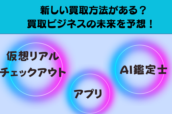 新しい買取方法がある？買取ビジネスの未来を予想！