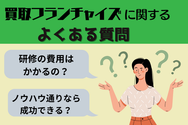 買取フランチャイズに関するよくある質問